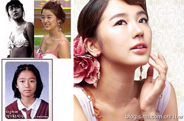 <em>韩国</em>top20<em>美女整容前后对比</em>:允儿像李宇春(图