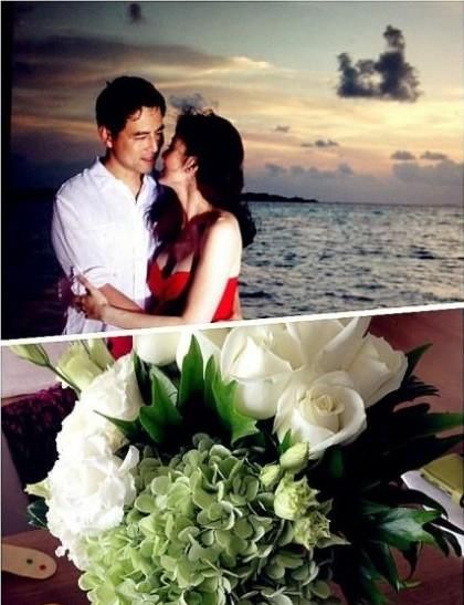 林熙蕾与老公(资料图)