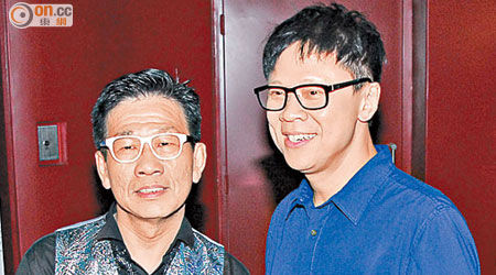 陈志云（右）昨天与朱主席任嘉宾。