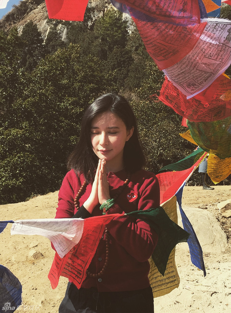 熊乃瑾变不丹姑娘 微博旅行照粉丝点赞(图)