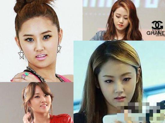 图揭韩国女星整容变脸记