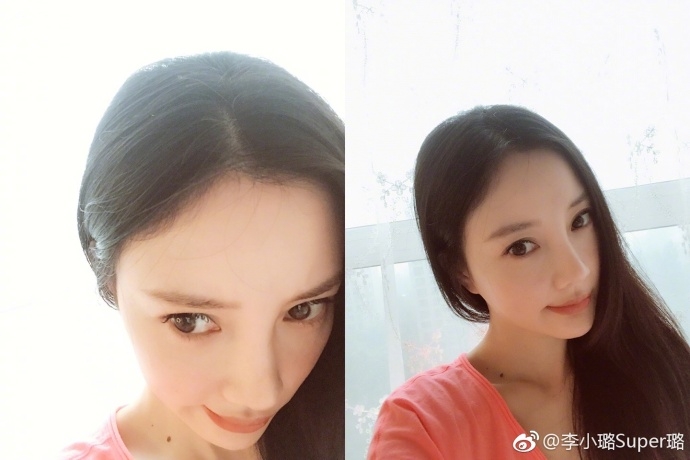 李小璐穿睡衣卖萌自拍 大眼睛长睫毛少女感十足