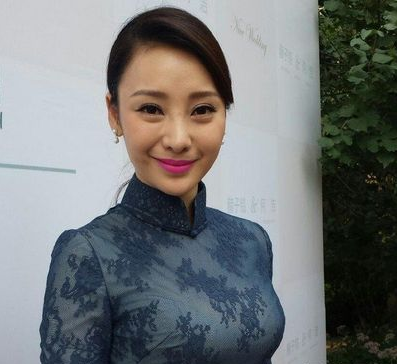 柳岩脸肿歪斜疑整容 穿旗袍巨胸突出(组图)