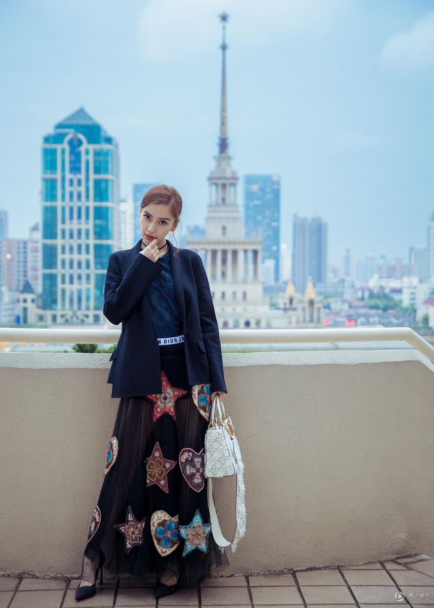 angelababy初冬写真 尽显职场优雅女人味