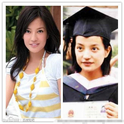 看明星们的毕业照 真是青涩啊