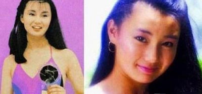 张曼玉早年还没有优雅的气质