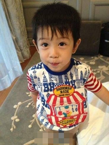 林志颖儿子呆萌 盘点娱圈宝贝