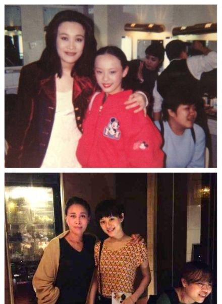 明星罕见穿越合影