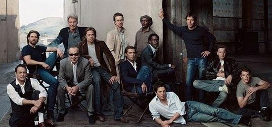 明星罕见穿越合影