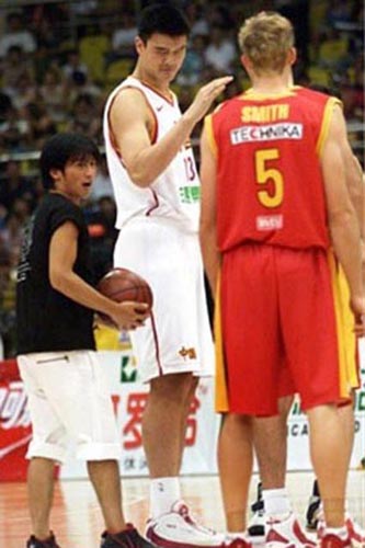 明星罕见穿越合影