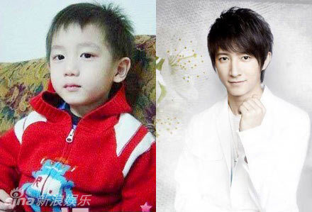 韩庚童年照片