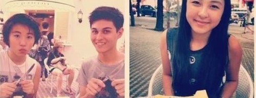 窦靖童晒与绯闻男友正面合影 我行我素酷似王菲(图)