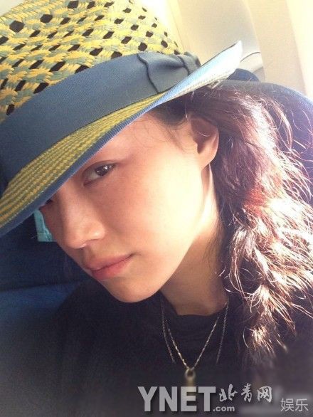 舒淇素颜悠闲自拍（1／8张）