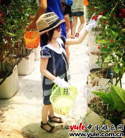 陆毅携妻女出游