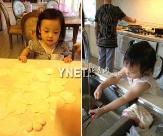 赵薇爱女小四月成长全记录 撒娇卖萌惹人爱