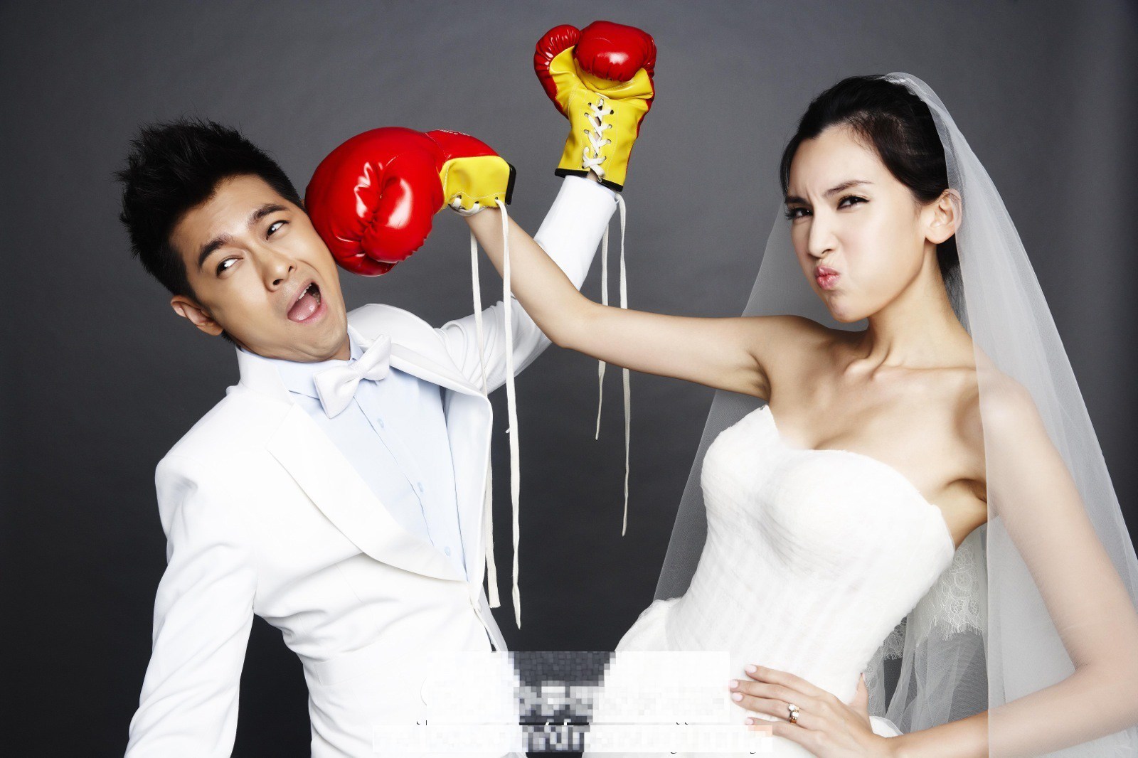 林志颖搞怪婚纱照 林志颖搞怪婚纱照