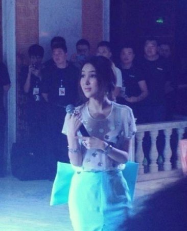 郭美美穿透视装内衣毕现 与友人亲昵合影