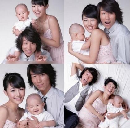 张柏芝李小璐赵薇　明星辣妈微博晒子萌照