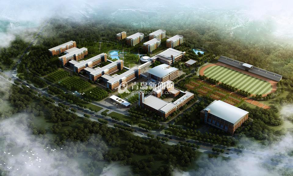 高清：青岛5所外迁高中规划效果图出炉