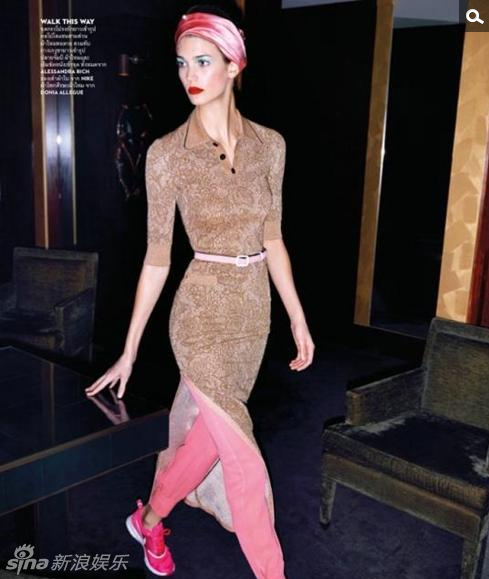 王妃、顶级超模肯德拉-斯皮尔斯登上泰国版《Vogue》杂志5月刊封面