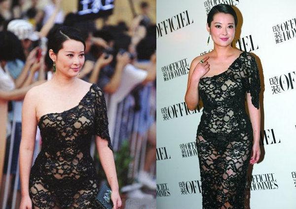 叶一茜刘诗诗范冰冰 2013惊艳透视裙吸睛的女星