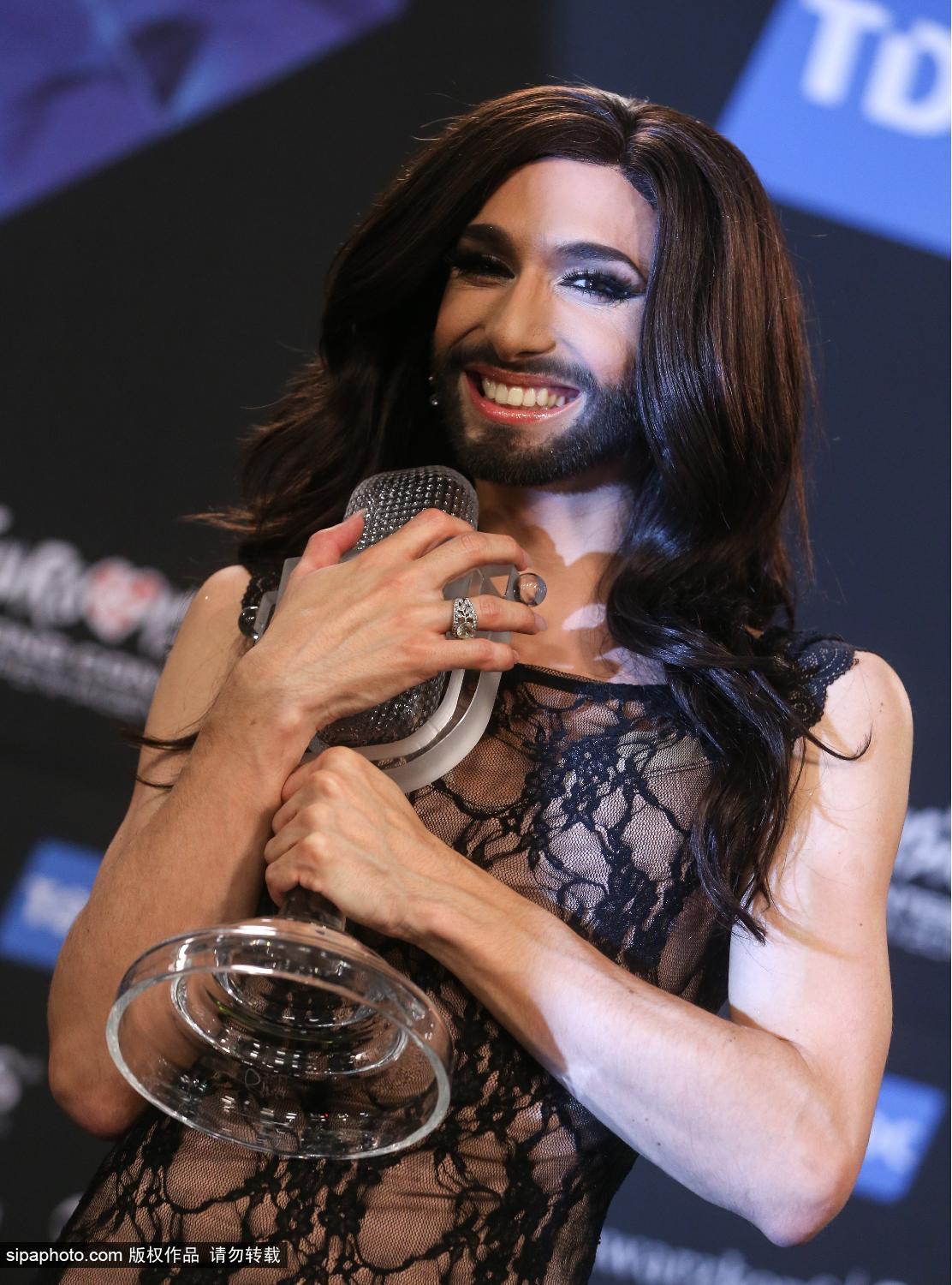 奥地利变装皇后满获欧洲歌曲大赛冠军