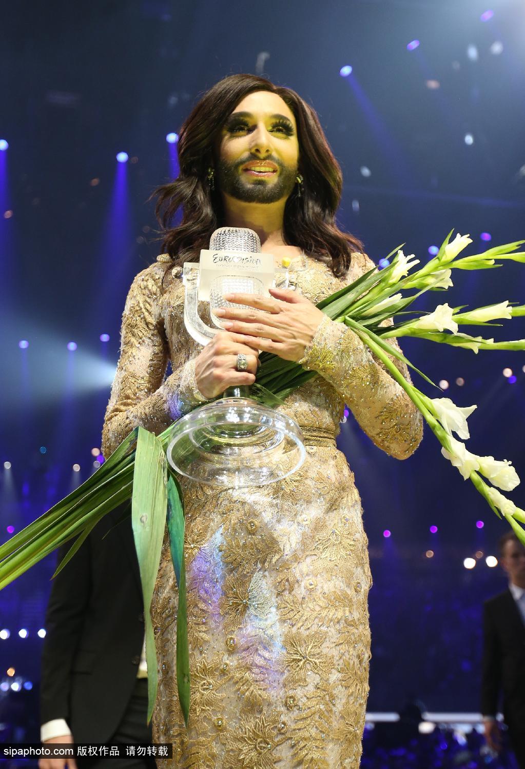 奥地利变装皇后满获欧洲歌曲大赛冠军