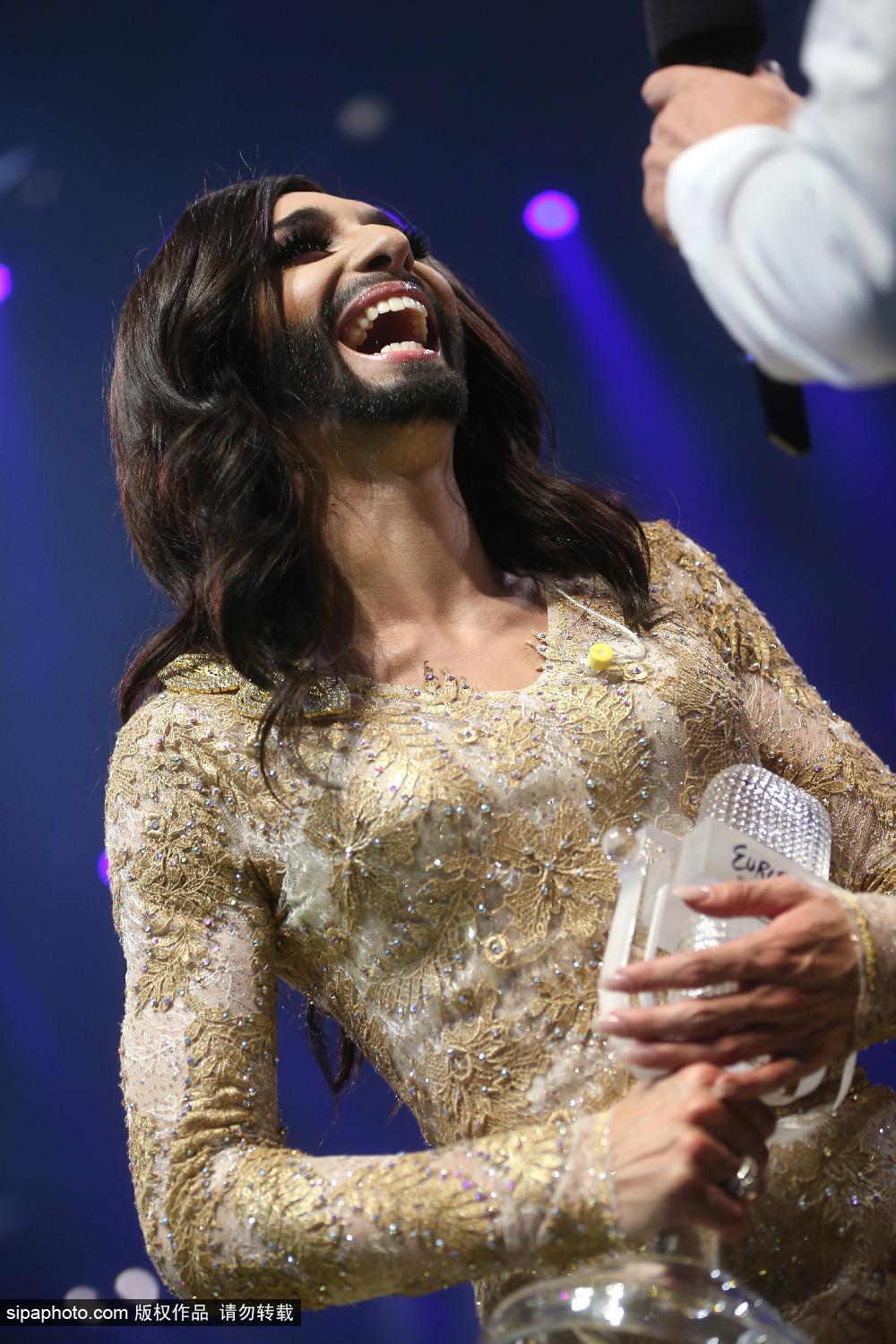 奥地利变装皇后满获欧洲歌曲大赛冠军