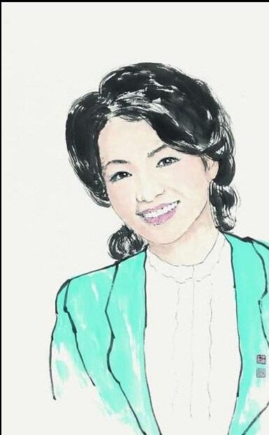 朱军画央视女主播 董卿周涛倪萍神似