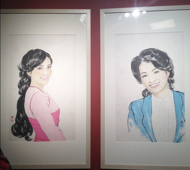 朱军画央视女主播 董卿周涛倪萍神似