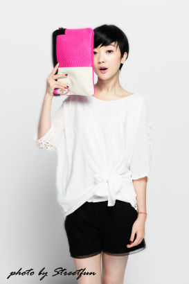 张瑶夏日风写真浅笑清甜可人