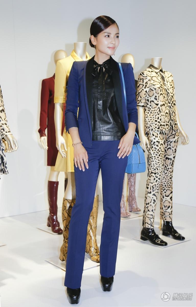 刘涛亮相时尚活动 帅气造型性感十足