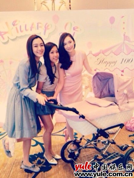 吴佩慈懒理小三风波 与男友为女办百日宴