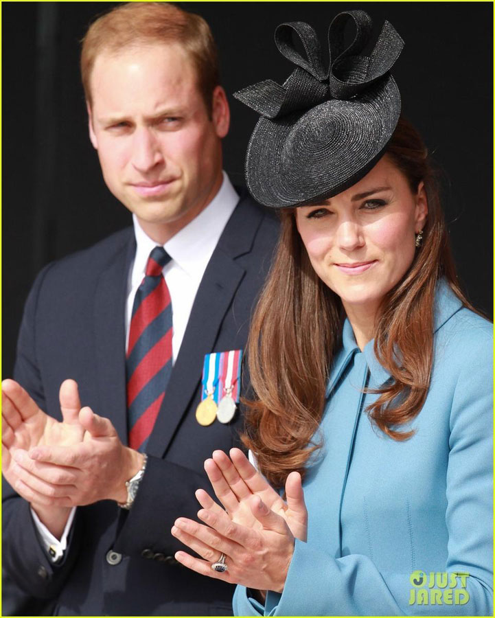 诺曼底登陆70周年纪念 威廉和凯特王妃出席