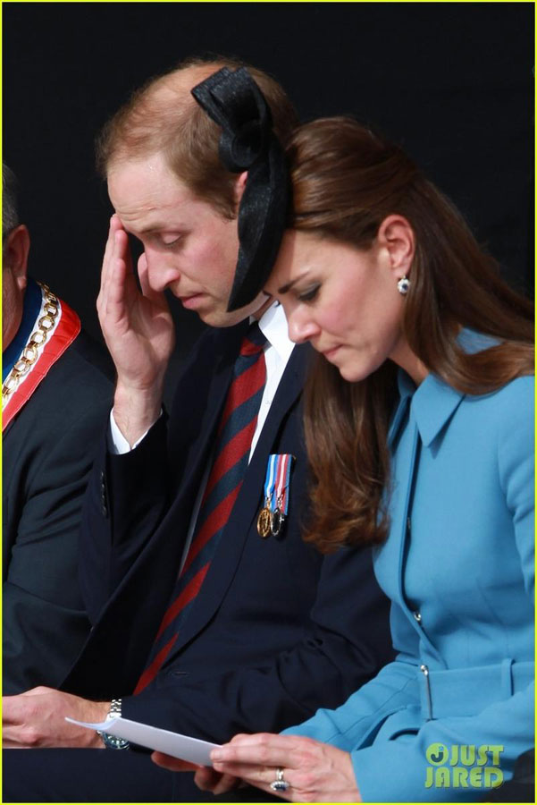 诺曼底登陆70周年纪念 威廉和凯特王妃出席