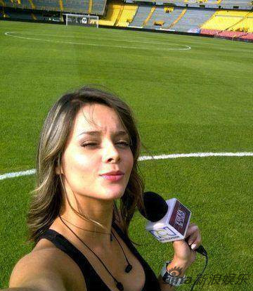     哥伦比亚美女记者