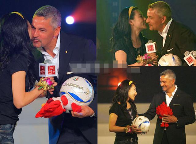 女星与球星合影:贝利抱半裸钟楚红 女星与球星合影:贝利抱半裸钟楚红