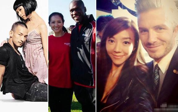 女星与球星合影:贝利抱半裸钟楚红 女星与球星合影:贝利抱半裸钟楚红