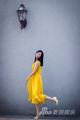 储小蕾清新写真与风共舞自然飘逸