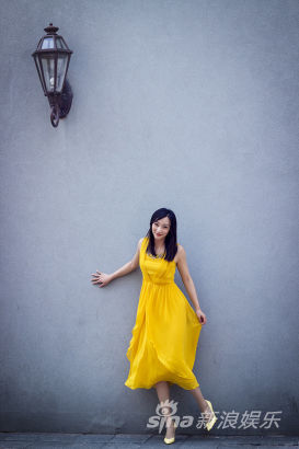 储小蕾清新写真与风共舞自然飘逸