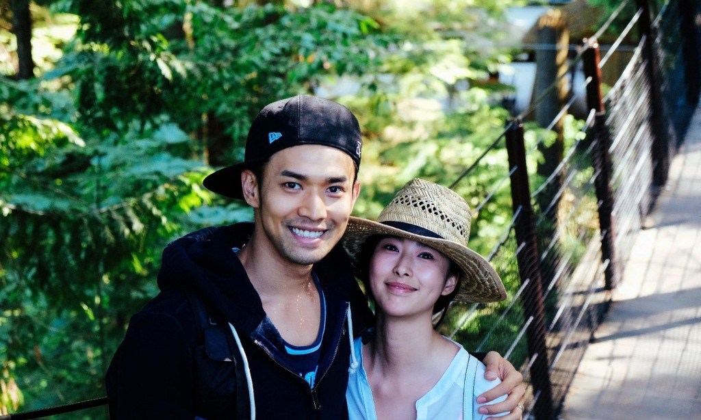 兽兽晒与老公亲密照 自曝婚后定居加拿大(图)
