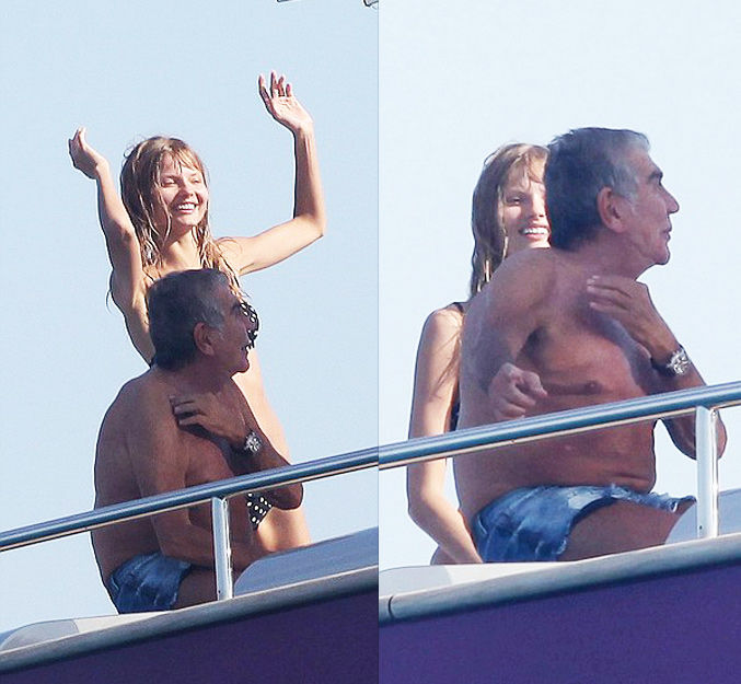 罗伯特-卡沃利与小女友Lina Nilson在西班牙海边度假