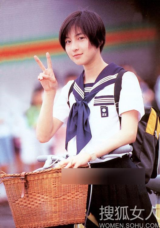 养眼日本女星：短发女人也可以很性感