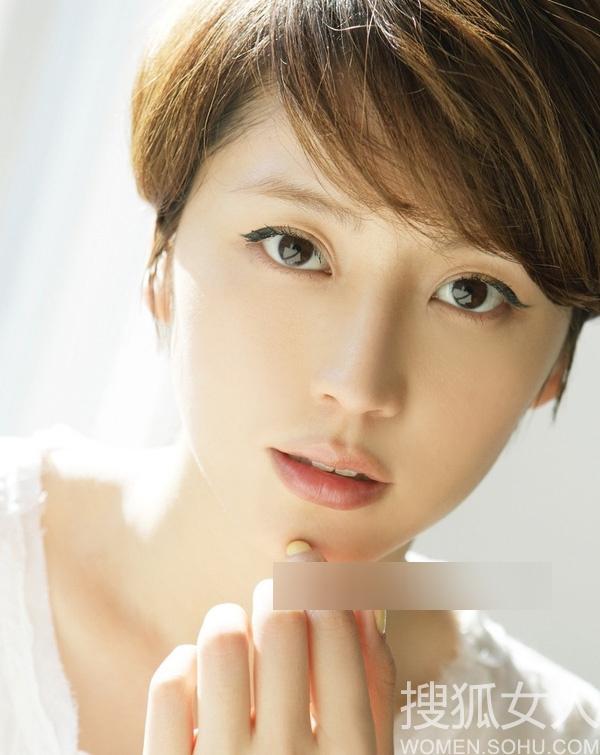 养眼日本女星：短发女人也可以很性感