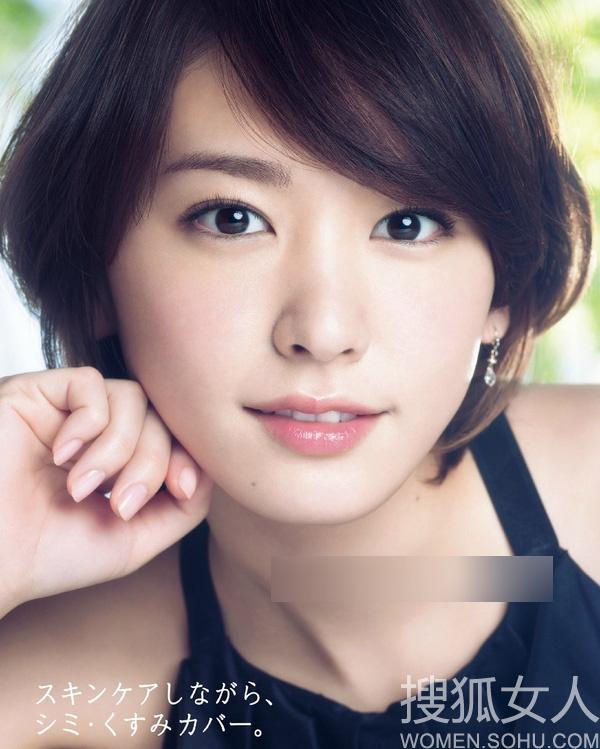 养眼日本女星：短发女人也可以很性感