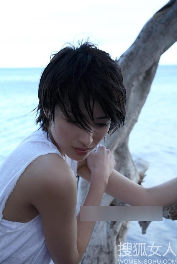 养眼日本女星：短发女人也可以很性感