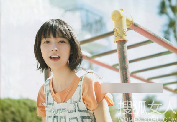 养眼日本女星：短发女人也可以很性感