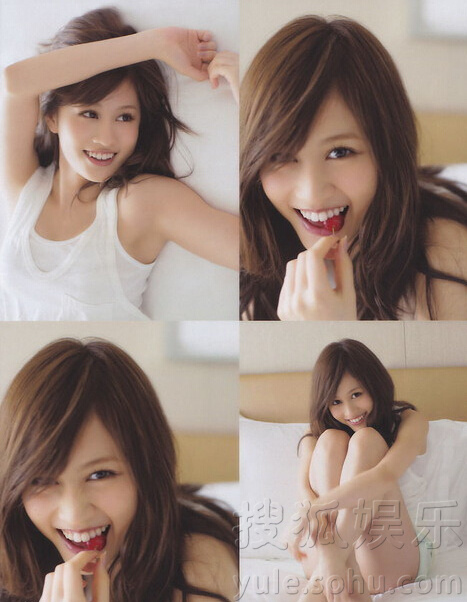     前AKB48成员前田敦子写真美腿白皙 妩媚诱人