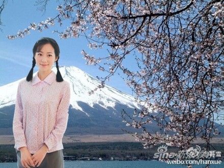 韩雪发搞怪P图遭调侃