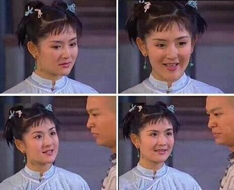 因为肉嘟嘟的脸被安排去演丫鬟